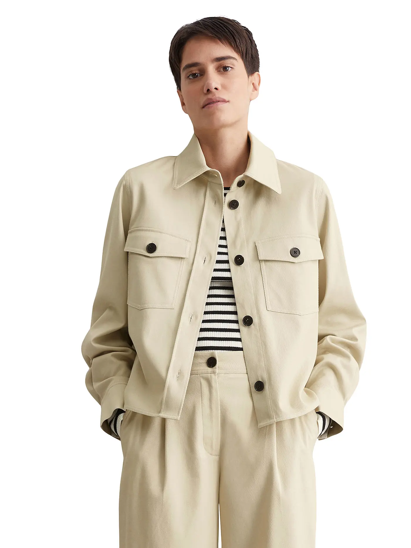 MARC O'POLO | Jacke in Lederoptik | 